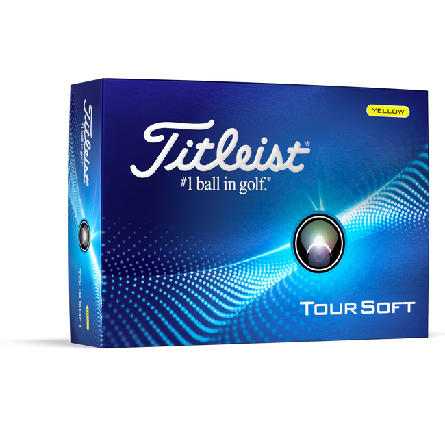 Titleist Toursoft geel 2 dozijn