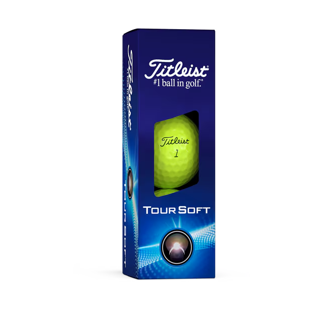 Titleist Toursoft geel 2 dozijn