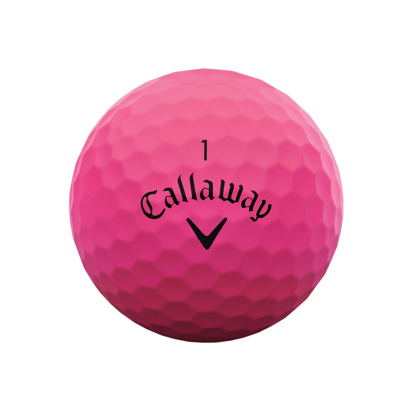 Callaway supersoft mat roze golfballen