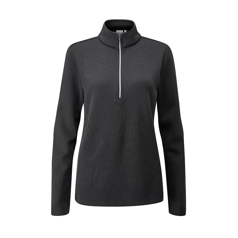 Ping Lyla Ladies Half Zip Ribbed Fleece Mid-Layer