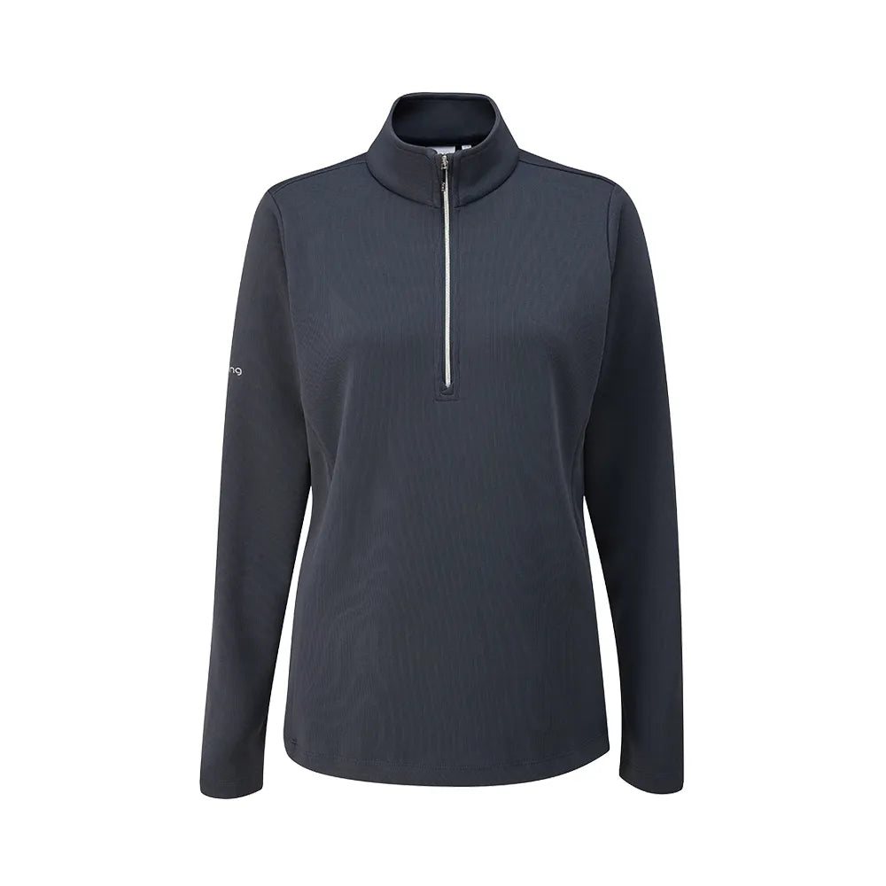 Ping Lyla Ladies Half Zip Ribbed Fleece Mid-Layer