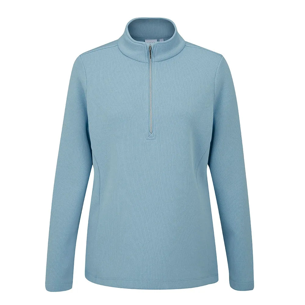 Ping Lyla Ladies Half Zip Ribbed Fleece Mid-Layer