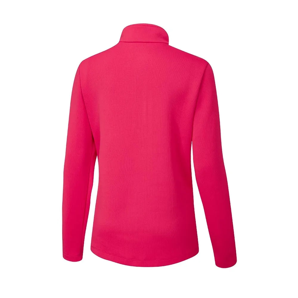 Ping Lyla Ladies Half Zip Ribbed Fleece Mid-Layer