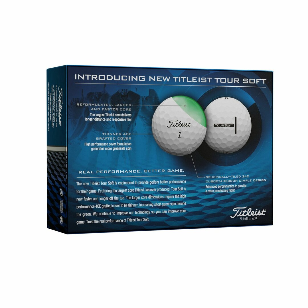 Titleist TourSoft golfBallen 2023 Wit 